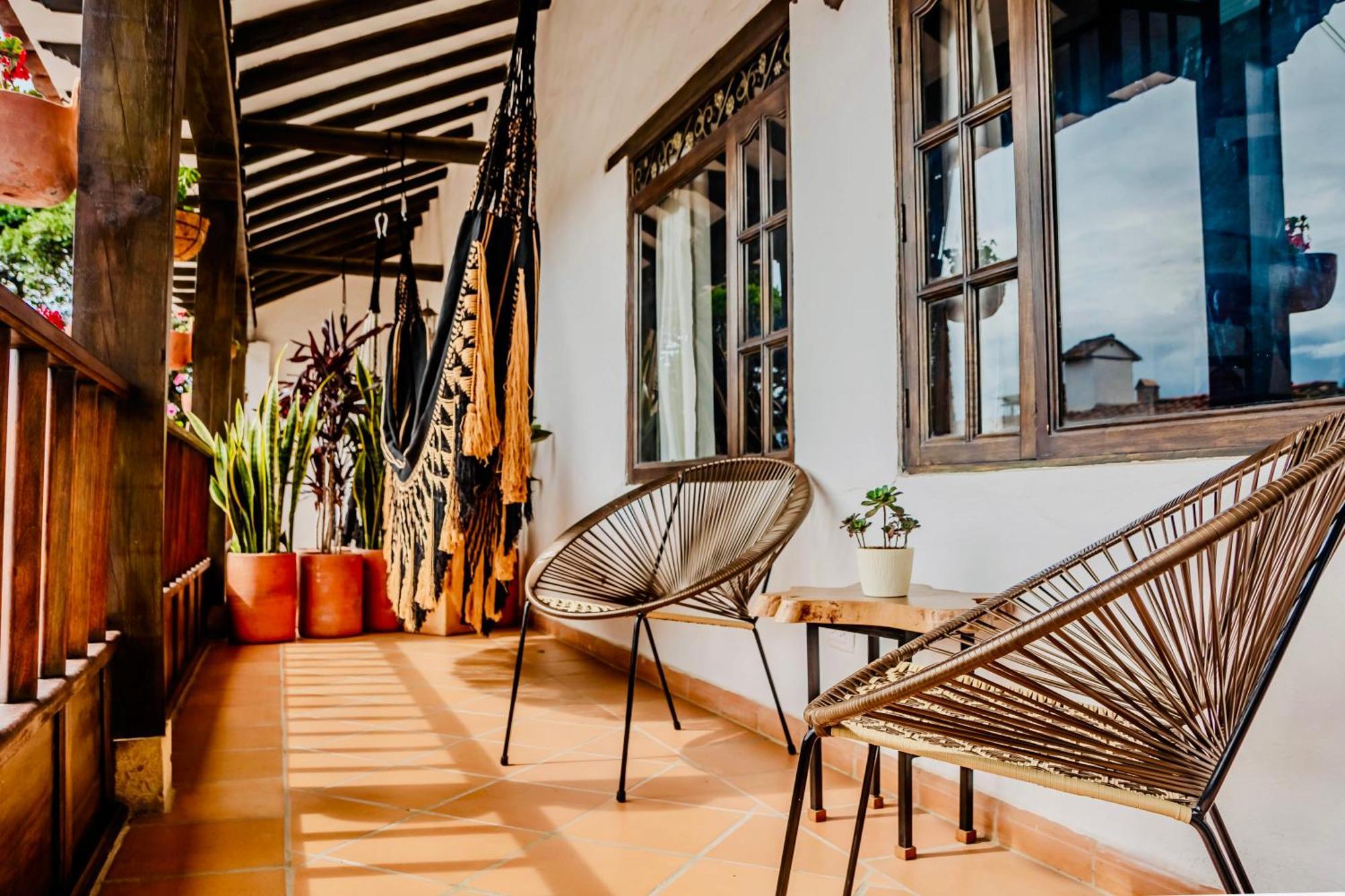 Pancha Mama Hotel Boutique فيلا دي ليفا المظهر الخارجي الصورة